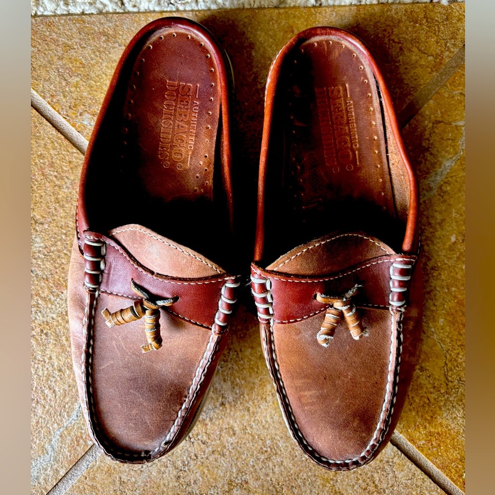 Sebago Brown Leather woman’s Loafers